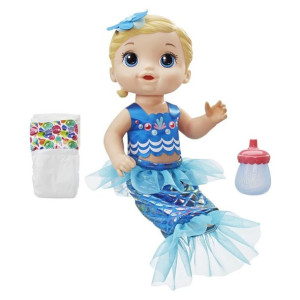 Hasbro E3693 Baby Alive Lalka Migocząca Syrenka Blondynka