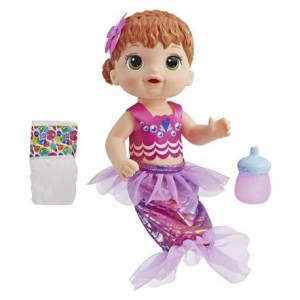 Hasbro E4410 Baby Alive Lalka Migocząca Syrenka Ruda