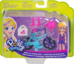 Mattel Gfp93 Polly Pocket Lalka + Pojazd