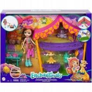 Mattel GTM33 enchantimals biwak na sawannie