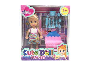 Lalka cute doll 7144359/590852 + akcesoria