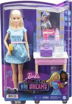 Barbie GYG38/GYG39 big city lalka + zestaw