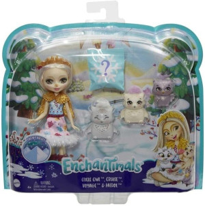 Mattel Gjx43/gjx46 Ench Odele Owl I Trzy Sowy