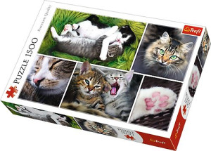Puzzle Trefl 1500 26145 Kocie Sprawy Kolaż