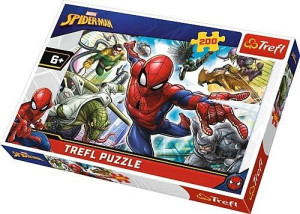 Puzzle Trefl 200 13235 Spider-man Urodzony Bohater