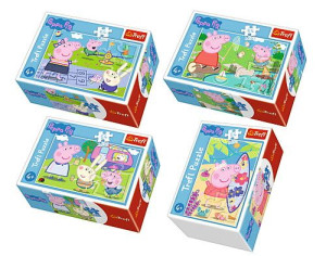 Puzzle Trefl 54 Mini 54169 Wesoły Dzień Świnki Peppy