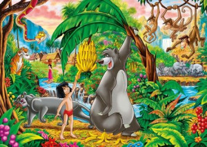 Clementoni 21613 Puzzle Piotruś Pan + Księga Dżungli