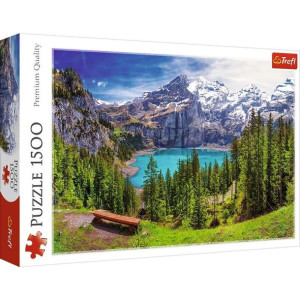 Puzzle Trefl 1500 26166 Jezioro Oeschinen
