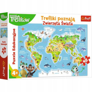Trefliki Poznają Zwierzęta Świata 15552 Trefl