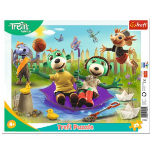 Puzzle Trefl 25 31364 Ramka Trefliki
