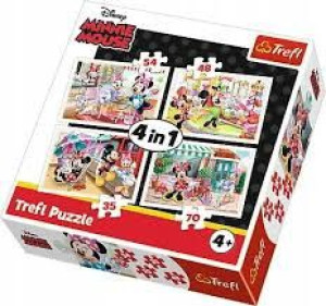 Puzzle Trefl 4w1 34355 Minnie