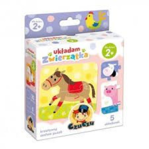 Czu 336559 puzzle zwierzątka 2+