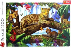 Puzzle trefl 1500 26160 odpoczynek wśród drzew