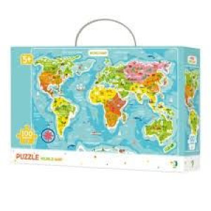 TM 300123 puzzle mapa świata 100 el. 40240