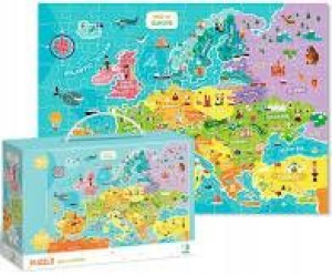 TM 300124 puzzle mapa Europy 100 el. 40257