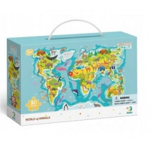 TM 300133 puzzle mapa świata 40301