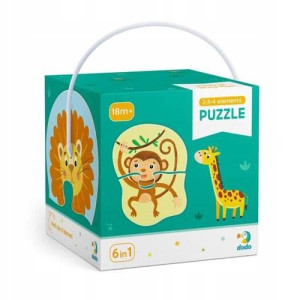 TM 300153 puzzle 2-3-4 el. zwierzęta dzikie 40899