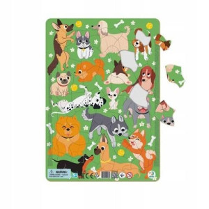 TM 300219 puzzle psy ramka 53 el. 41926