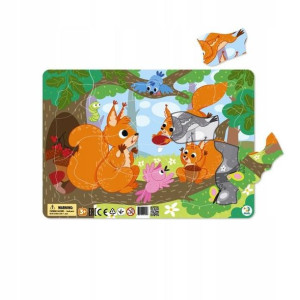 TM 300224 puzzle wiewiórki 41896 21 el.