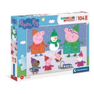 Clementoni 23752 puzzle 104 maxi Peppa