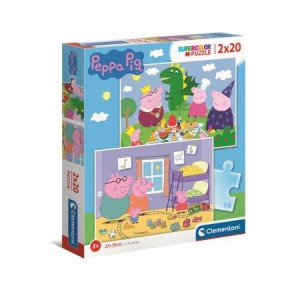 Clementoni 24778 puzzle 2x20 Peppa