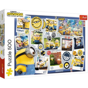 Puzzle Trefl 500 37390 minionki zwariowana kolekcja zdjęć