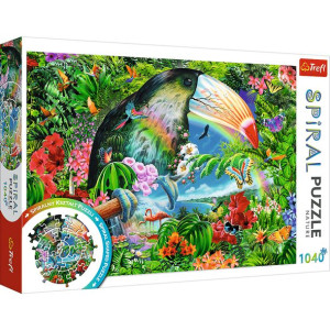 Puzzle Trefl 1040 40014 tropikalne zwierzęta