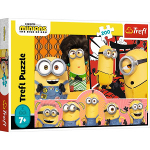 Puzzle Trefl 200 13264 Minionki w akcji 32649