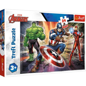 Puzzle Trefl 24 maxi w świecie Avengersów