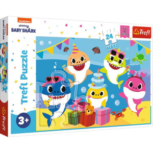 Puzzle Trefl 24 maxi 14337 wesołe Baby Shark