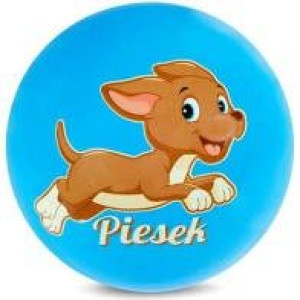 Piłka gumowa 23 cm piesek 34289 Artyk