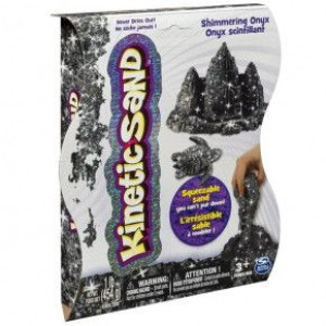Kinetic Sand 8125 Połyskujący Piasek Czarny