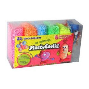 Plastocoolki 1504 5 Kolorów Neon + Akcesoria