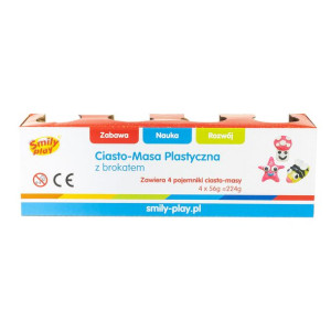 Smily Ciasto Masa Plastyczna Z Brokatem 83344