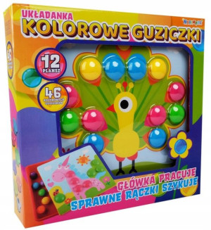 Układanka Kolorowe guziczki 35899 Norimpex