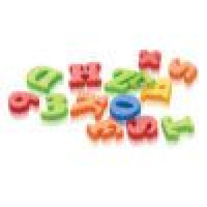 Smily litery i cyfry magnetyczne 83469 34692