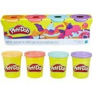 Play doh E4869 tuby 4-pak słodkie kolory