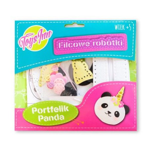 Stnux 6888 filcowy portfelik panda 96888