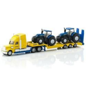 Siku 1805 Ciężarówka Z Traktorami New Holland