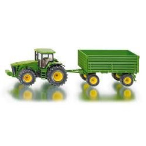 Siku 1953 Traktor Z Przyczepą Leśną John Deere