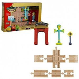 Tomy Lc56900 Drewniane Tory Z Akcesoriami