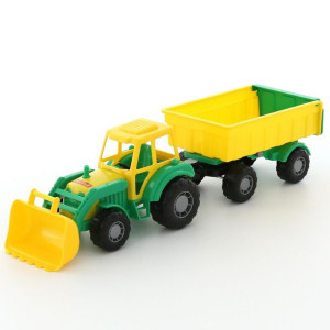 Polesie 35264 Traktor Z Przyczepą I Łyżką Majster