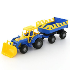 Polesie 35288 Traktor Z Przyczepą I Łyżką Majster