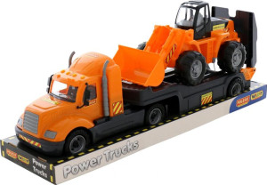 Polesie 58591 Samochód Holownik Majk + Traktor-ładowarka