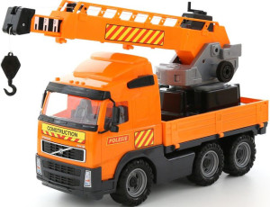 Polesie 8824 Volvo Samochód Dźwig Z Platformą