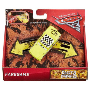 Mattel Dyb03/dyb09 Cars Crazy 8 Faregame