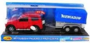 Samochód mitsubisi z przyczepą 4706 Hipo