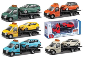 Burago 1:43 18-31400 Street Fire Flatbed