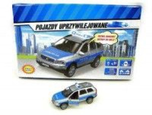 Samochód auto policja kartonik 27396 Hipo