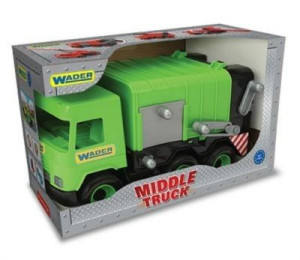 Wader 32103 śmieciarka zielona